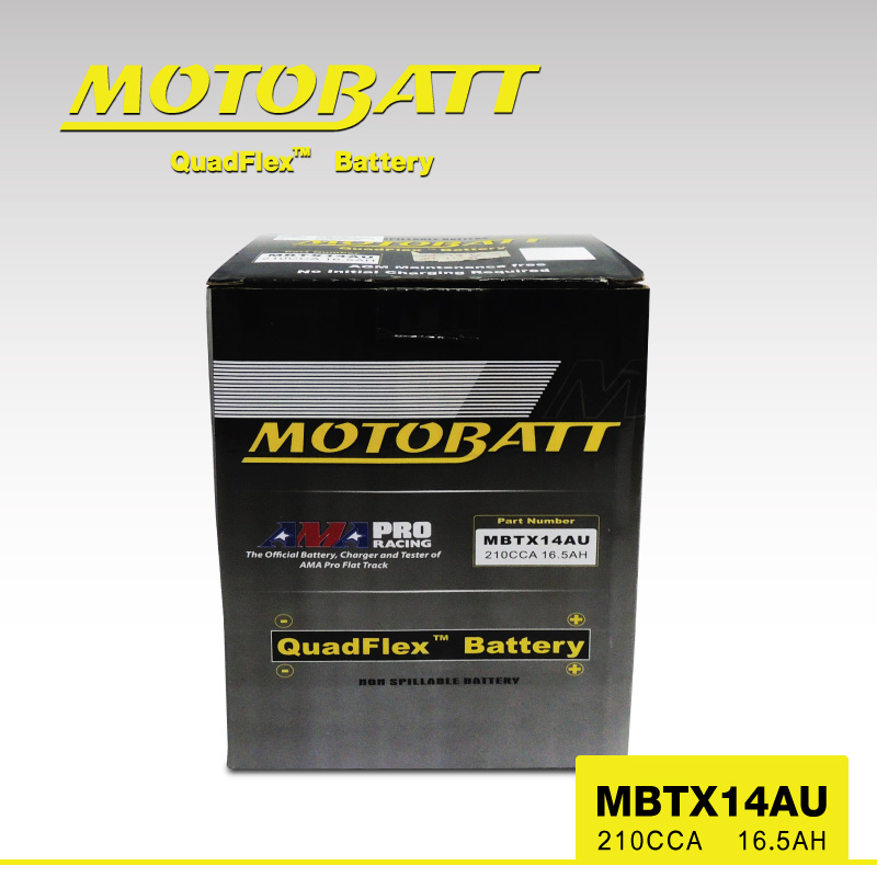 แบตเตอรี่มอเตอร์ไซค์ MotorBatt MBTX14AU