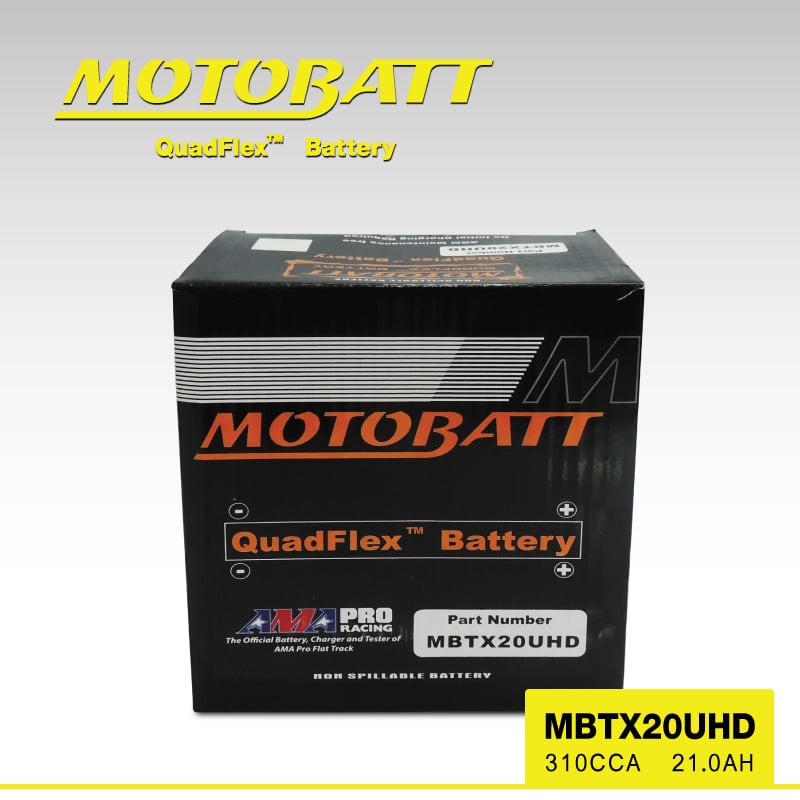 แบตเตอรี่มอเตอร์ไซค์ MotorBatt MBTX20UHD
