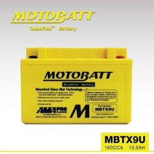 แบตเตอรี่มอเตอร์ไซค์ MotorBatt MBTX9U