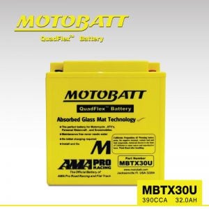 แบตเตอรี่มอเตอร์ไซค์ MotorBatt MBTX30U