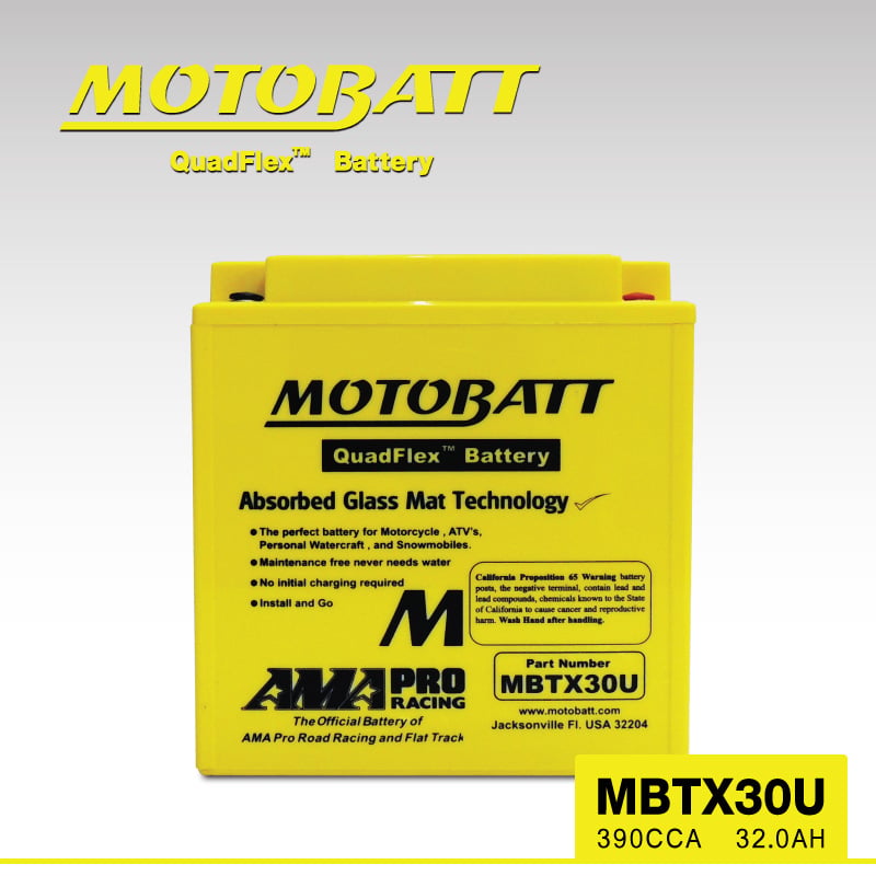 แบตเตอรี่มอเตอร์ไซค์ MotorBatt MBTX30U