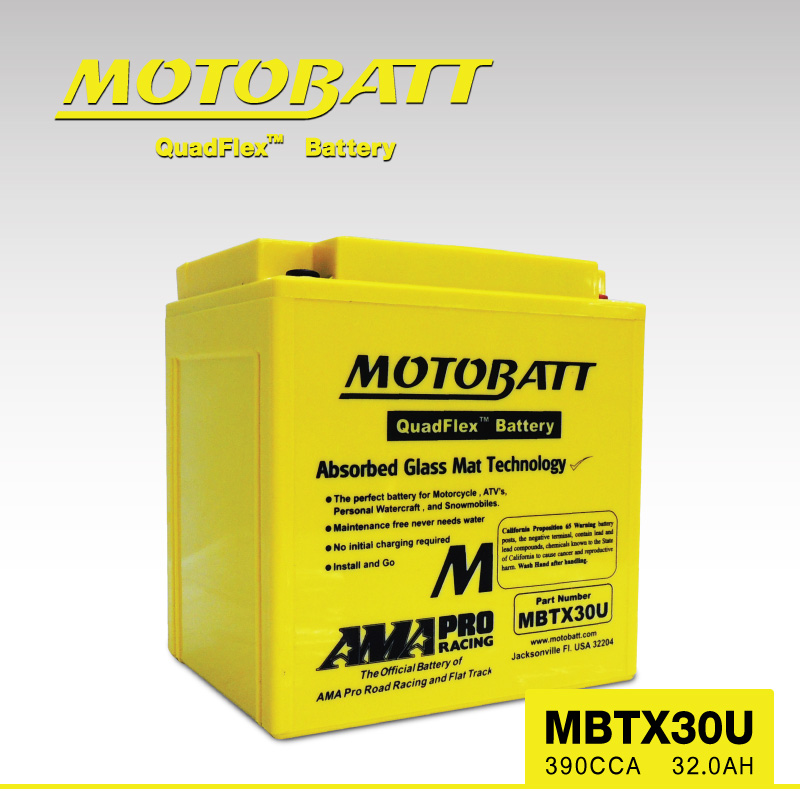 แบตเตอรี่มอเตอร์ไซค์ MotorBatt MBTX30U