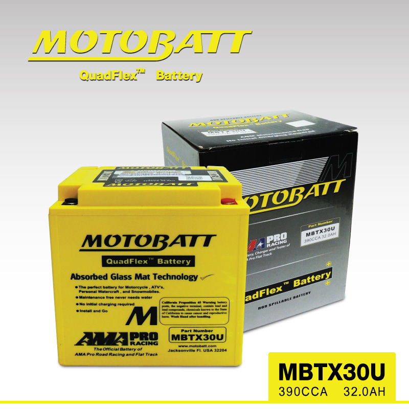 แบตเตอรี่มอเตอร์ไซค์ MotorBatt MBTX30U