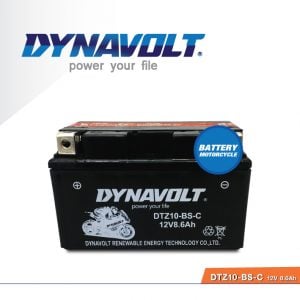 แบตเตอรี่มอเตอร์ไซค์ DYNAVOLT DTZ10-BS-C