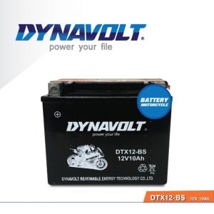 แบตเตอรี่มอเตอร์ไซค์ DYNAVOLT DTX12-BS