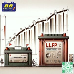 อายุการใช้งานนานของแบตเตอรี่ LFP หรือ LiFePO4 นานกว่าแบตเตอรี่ตะกั่วกรด