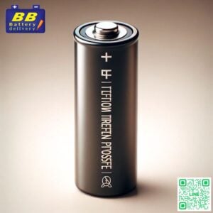 แบบกระบอก (Cylindrical) 18650, 21700 แบตเตอรี่ LFP หรือ LiFePO4